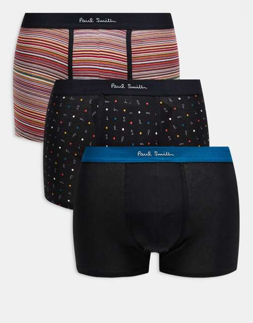 Paul Smith - Confezione da 3 boxer aderenti multicolore con logo