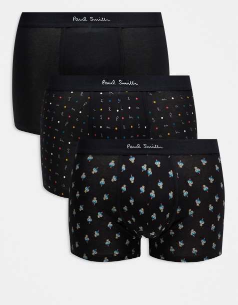Paul Smith - Confezione da 3 boxer aderenti neri con logo - view 1