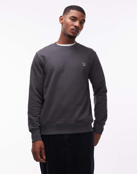 Paul Smith - Felpa color grigio scuro con logo a zebra - view 1