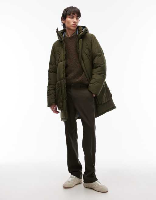 Paul Smith - Grøn dyneparka med hætte, 2 af 5