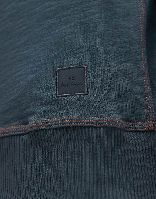Paul Smith half-zip sweatshirt in blue, 5 of 5