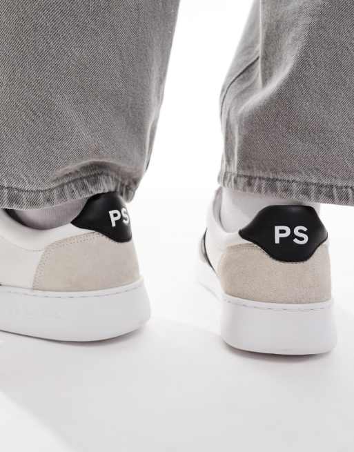 PS Paul Smith 24AW Logo Insert レザースニーカー PS Paul Smith レザースニーカー | ホワイト | FARFETCH JP