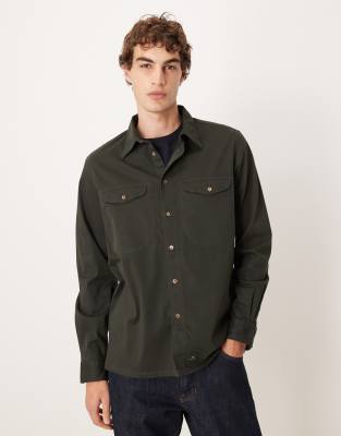 PS Paul Smith Paul Smith long sleeve casual fit shirt in green