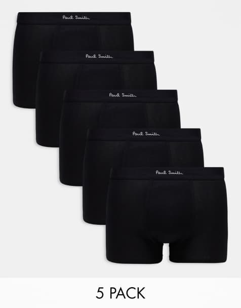 Paul Smith - Lot de 5 boxers à taille griffée - Noir - view 1