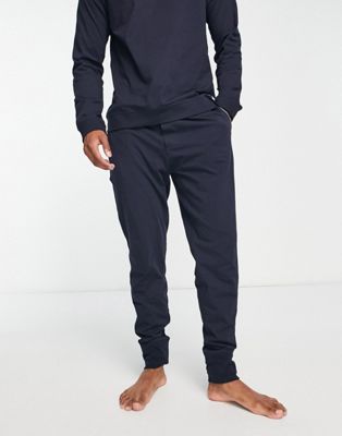 Paul Smith lounge joggers in navy with stripe detail