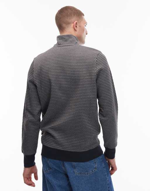 Paul Smith – Niebieska bluza o regularnym kroju z suwakiem pod szyją, 3 z 5