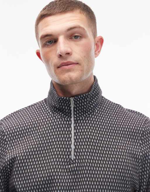 Paul Smith – Niebieska bluza o regularnym kroju z suwakiem pod szyją, 5 z 5
