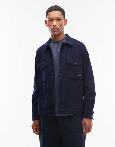 Paul Smith overshirt jacket in blue - view 1