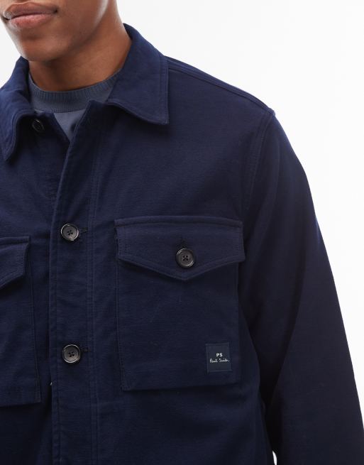 Paul Smith overshirt jacket in blue | ASOS
