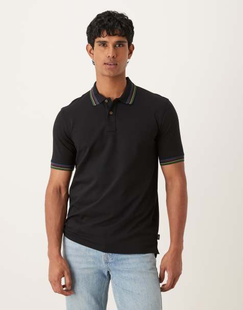Paul Smith - Polo nera vestibilità classica - view 1
