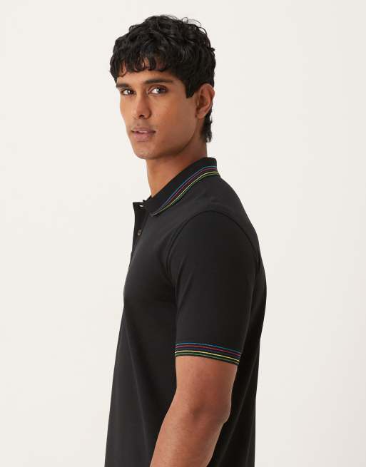 Paul Smith - Polo nera vestibilità classica, 4 di 5