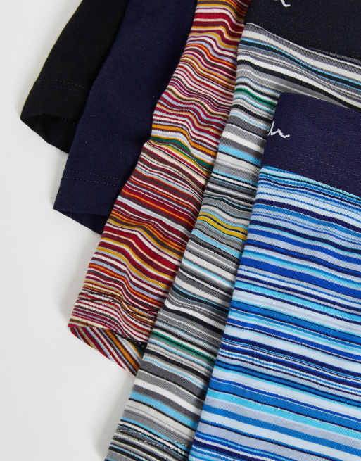 Paul Smith – Randiga/marinblå/svarta kalsonger, 5-pack, 3 av 4
