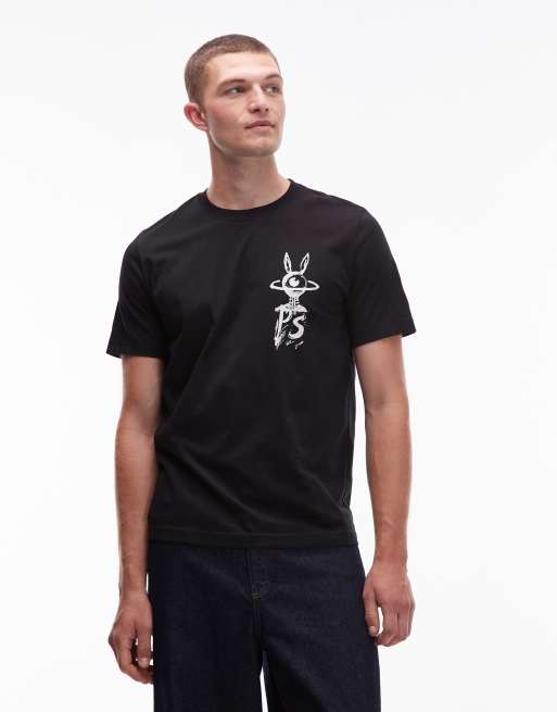 Tシャツ・カットソー PAUL SMITH Men T-shirt Black M1A389M3PK 79 Tシャツ・カットソー PAUL SMITH Men T-shirt Black M1A389M3PK