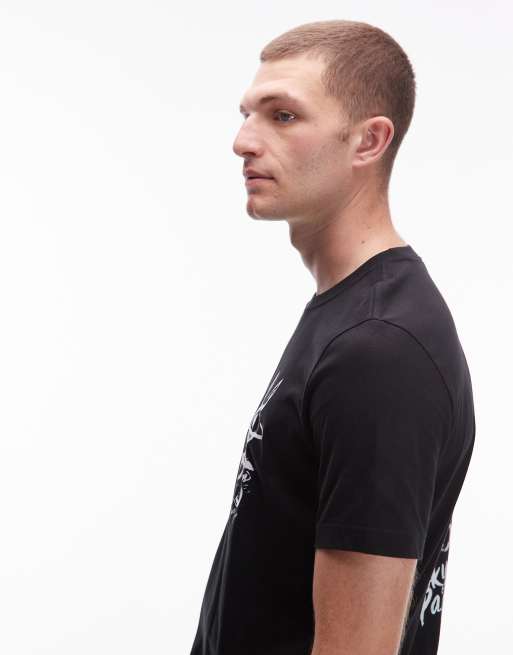 Paul Smith regular fit graphic t-shirt in black | ASOS