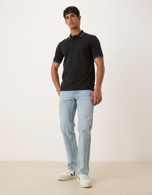 Paul Smith regular fit polo in black, 2 of 5