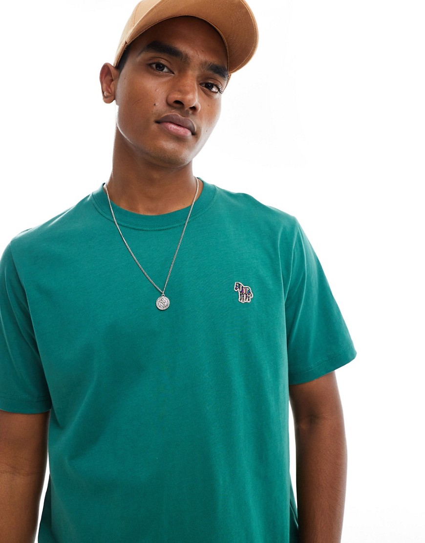 Paul Smith regular t-shirt with zebra logo in green
