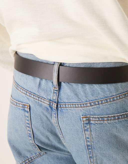 Paul Smith - Riem met gesp met streepjes in zwart, 3 van 3