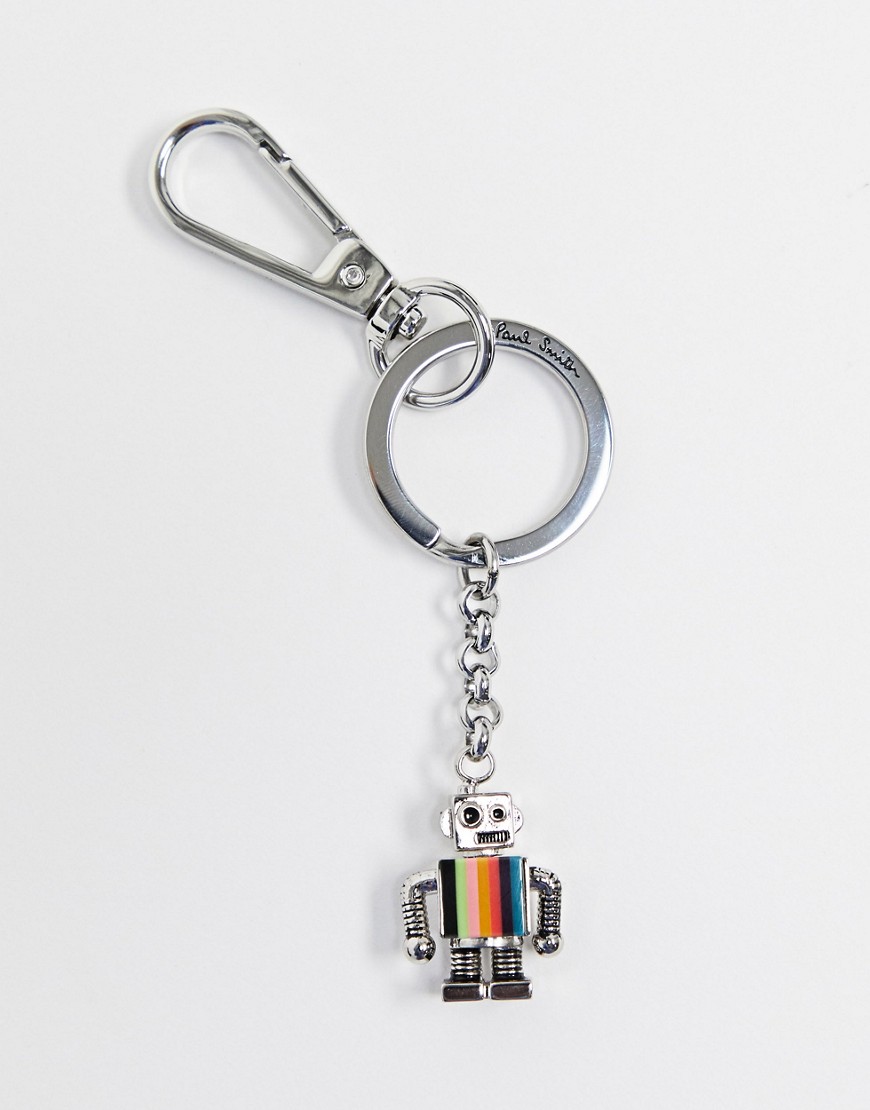 Paul Smith robot keyring in silver