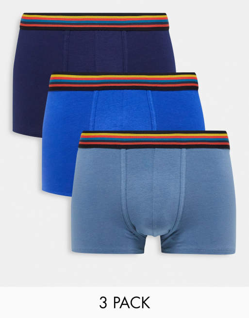 Paul Smith Set van 3 boxershorts met tailleband met print in