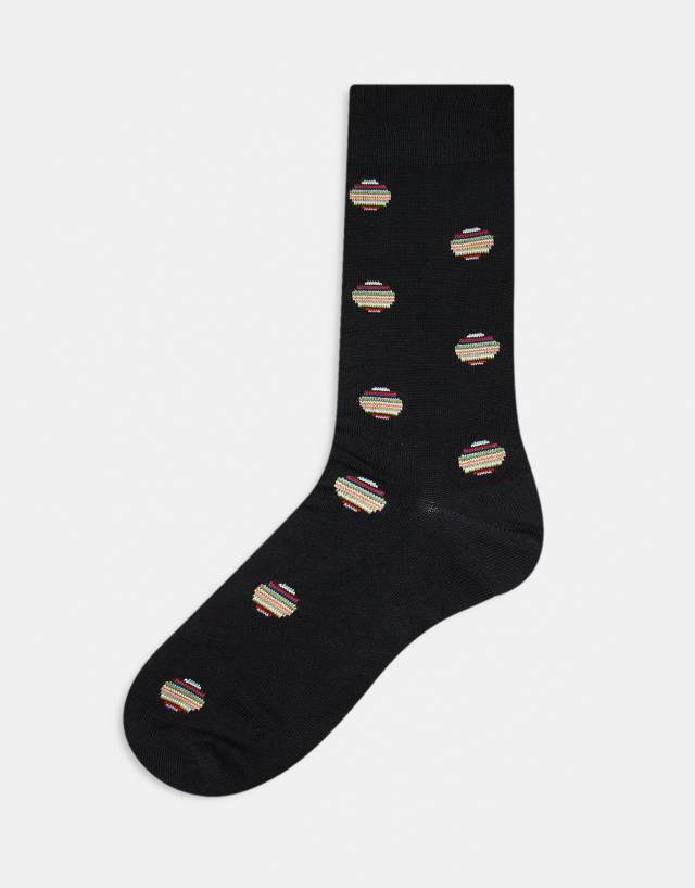 PS Paul Smith - Paul Smith signature polka socks in black