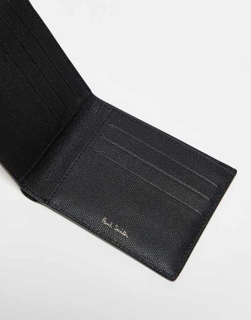 Paul Smith – Składany czarny portfel skórzany z logo z zebrą, 3 z 3