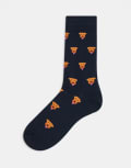 [PS Paul Smith] Paul Smith socks with dog print in navy One Size NAVY