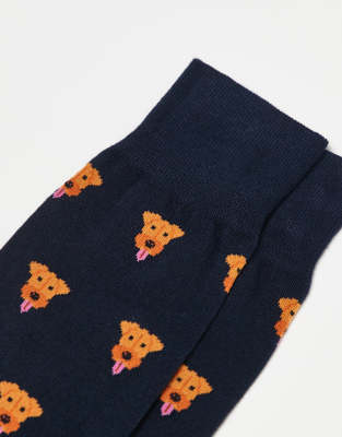 Ps By Paul Smith Paul Smith Socks With Dog Print