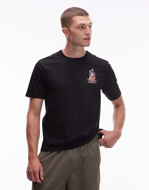 Paul Smith - T-shirt met casual pasvorm en print in zwart, 3 van 5