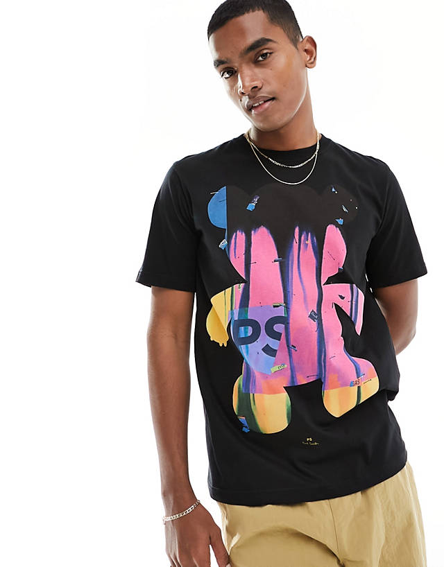 PS Paul Smith - Paul Smith t-shirt with large chest print in black