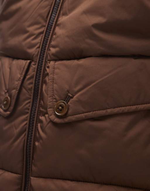 Paul Smith – Wattierte Jacke in Braun mit Kapuze, 5 von 5