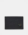 [PS Paul Smith] Paul Smith zebra logo card holder in black One Size BLACK