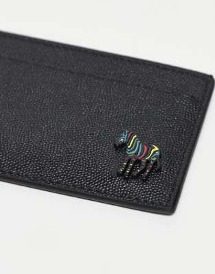 Ps By Paul Smith Paul Smith Zebra Logo Card Holder In Black