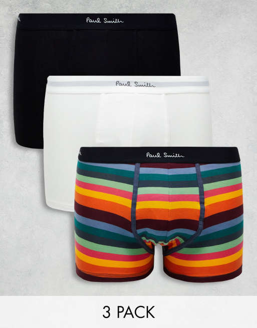Paul Smith – Zestaw 3 par bokserek w kolorach czarnym, białym i w paski