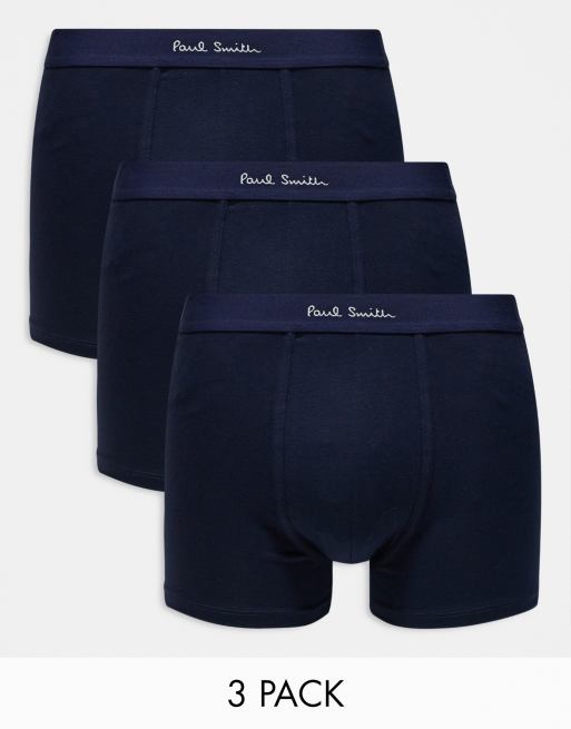 Paul Smith – Zestaw 3 par niebieskich bokserek