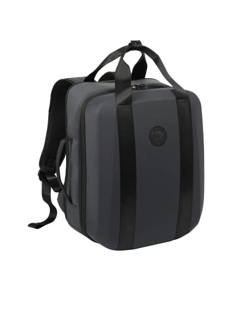 Paxos 24L underseat airline backpack with shapesafe design in grey - view 1