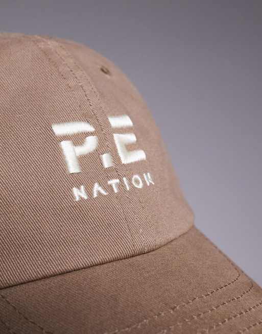 P.E Nation Beige Logo Hat HEADS UP CAP – IKONIC KOLLECTION main image 3