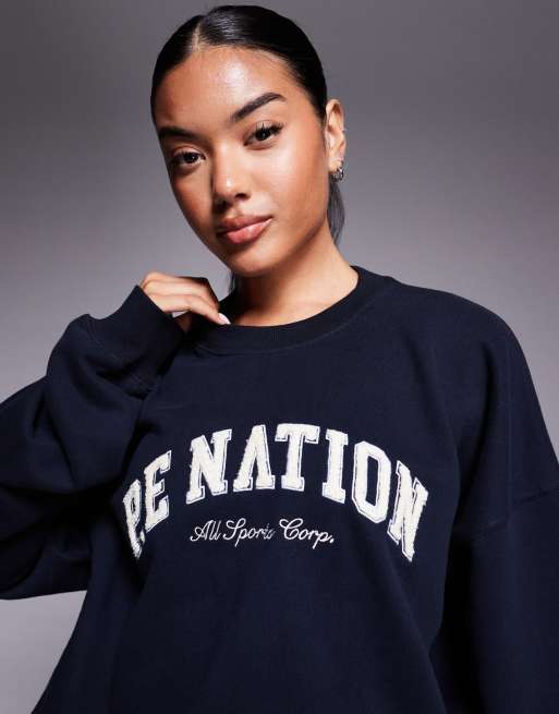 PE Nation – Heritage – Ciemnogranatowa bluza dresowa, 2 z 4