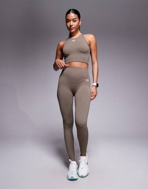 PE Nation - Restore Seamless - Valdnøddefarvede leggings - view 1