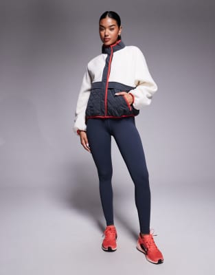 P. E Nation - Technique - Steppjacke in Whisper White und Marineblau-Weiß Weiß 40