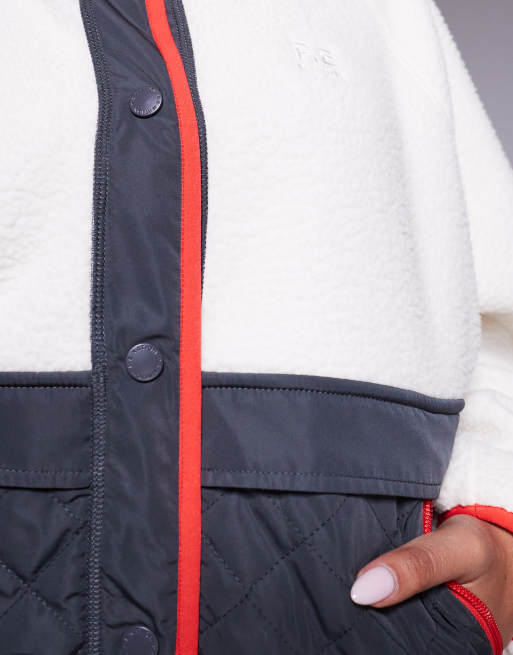 P.E Nation – Technique – Steppjacke in Whisper White und Marineblau, 4 von 4