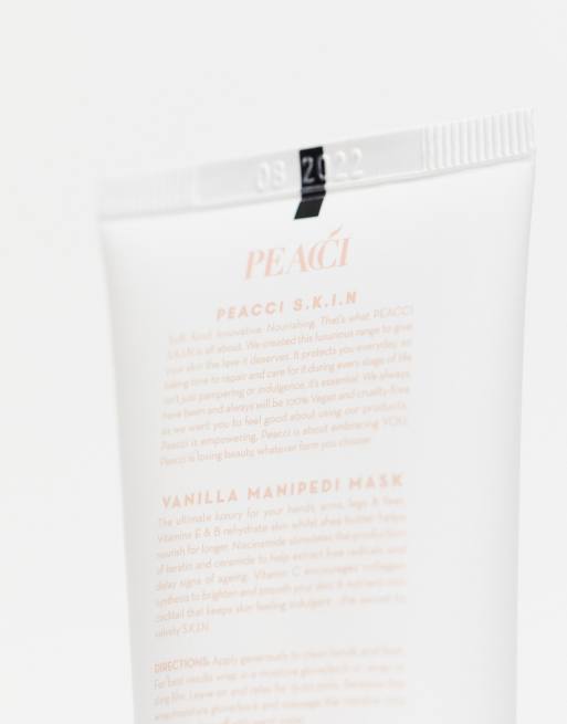 Peacci – S.K.I.N Vanilla Mani Pedi – Hand- och fotskrubb, 3 av 4