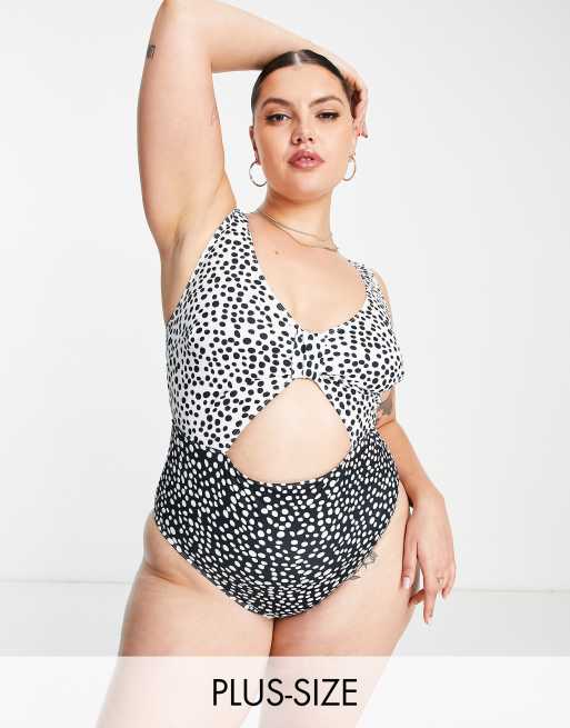 Asos polka sale dot swimsuit