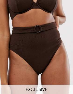 bikini bottom with belt