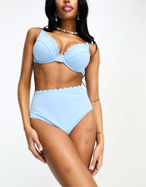 Peek & Beau Fuller Bust Exclusive Mix & Match Scallop Triangle