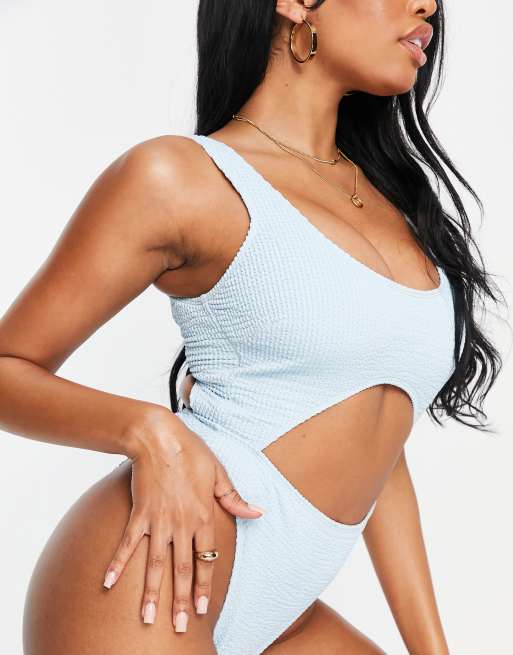 ピーク&ボー (Peek & Beau) レディース ワンピース 水着・ビーチウェア Fuller Bust Exclusive Cut Out Swimsuit In Baby Blue