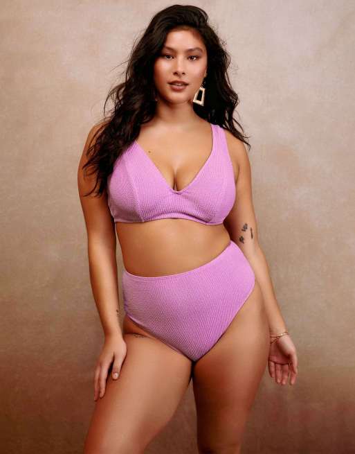 Peek & Beau underwire bikini in lilac, 2 of 3