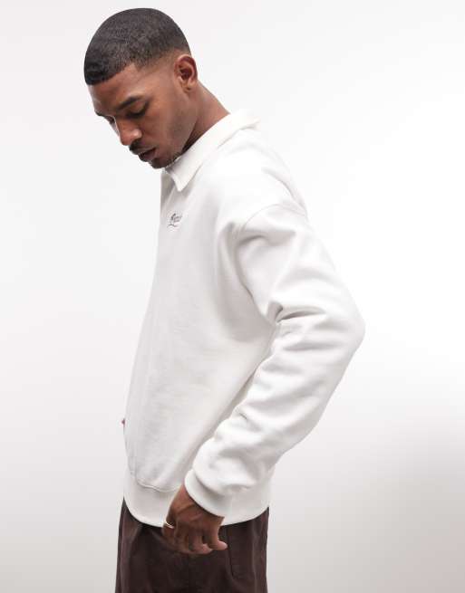 Pegador - Belmonte - Polo sweatshirt met print op de achterkant in wit, 5 van 5