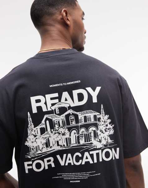 Pegador Bovec oversized t-shirt with back print graphic in black - view 1