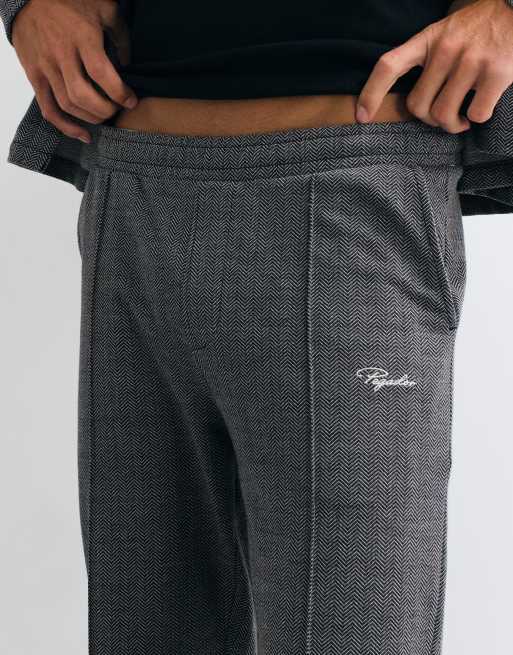 Pegador ensemble pantalon habillé large à chevrons Tivoli en noir délavé, 2 de 5