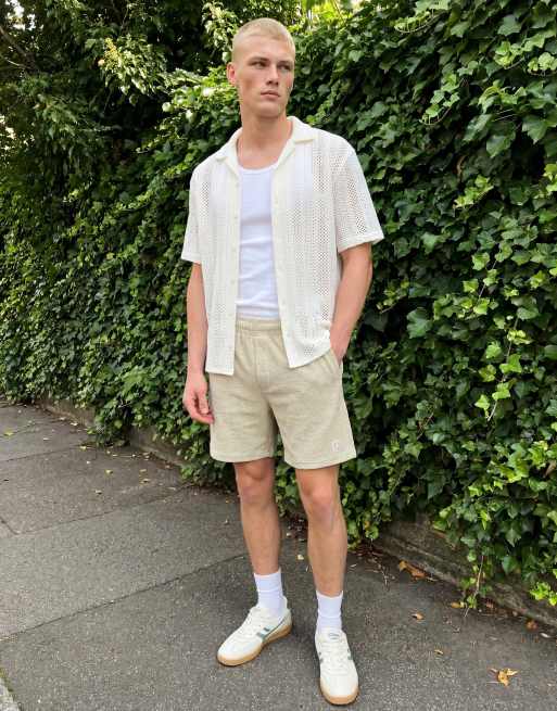 Pegador – Libco – Beige, stickade shorts, del av set, 12 av 12